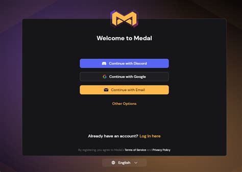 Making an Account with Medal : Medal Support .
